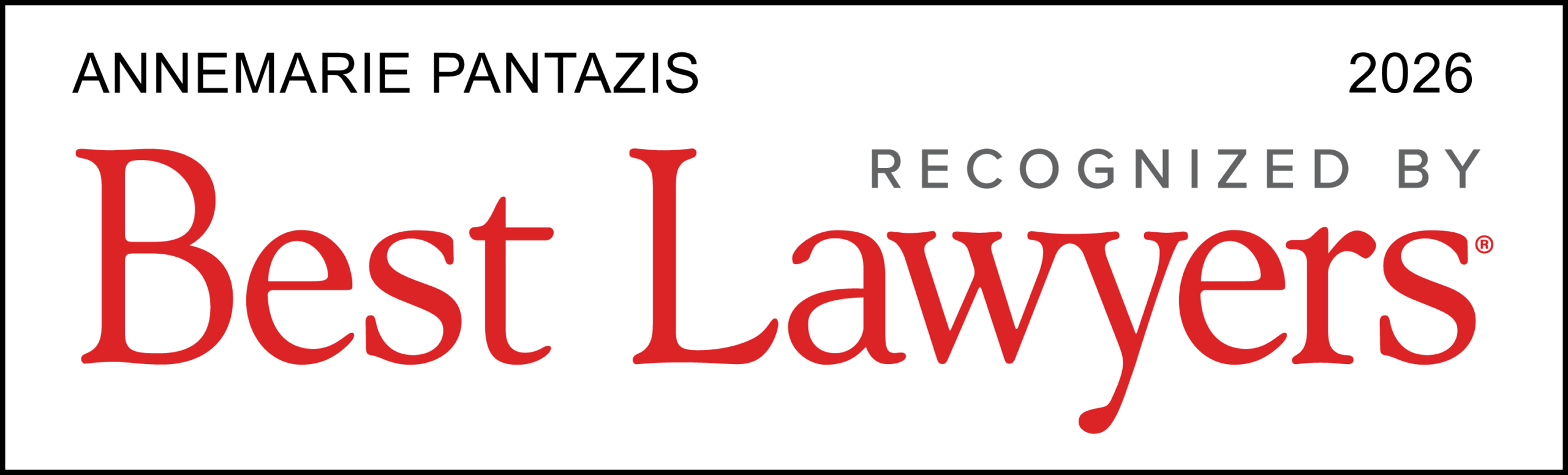 Best Lawyers - Annemarie Pantazis